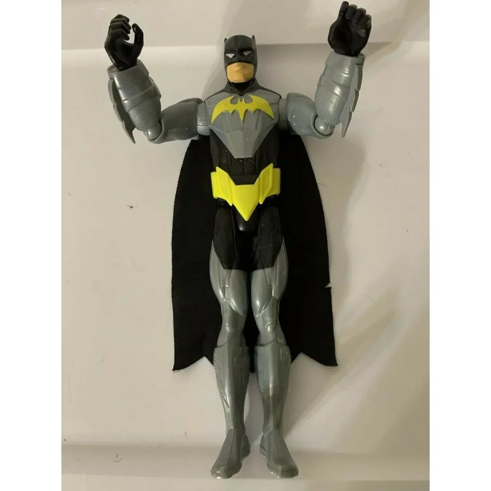 DC Comics Batman Grey Black Yellow Outfit Loose Action Figure 12”